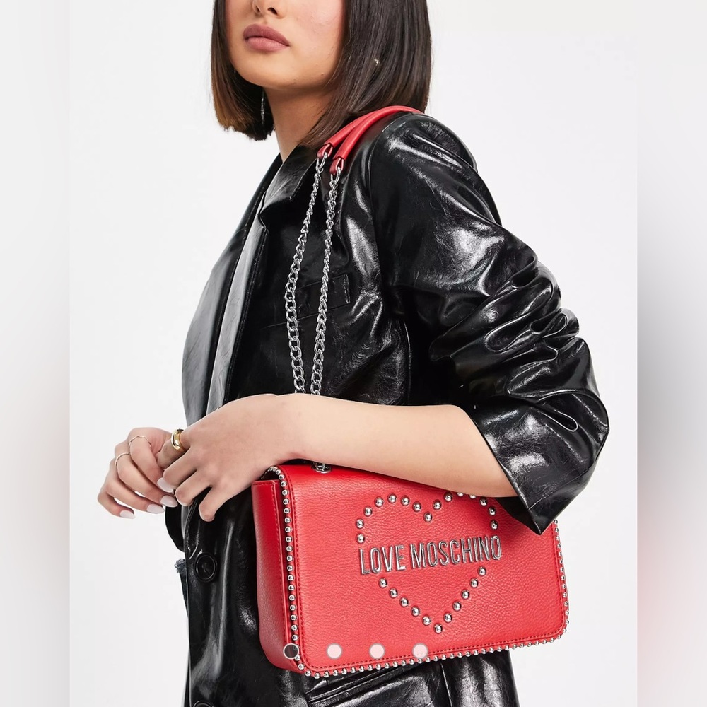 Love Moschino red bag. 26